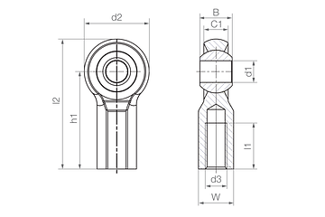 KCLM-05-J technical drawing