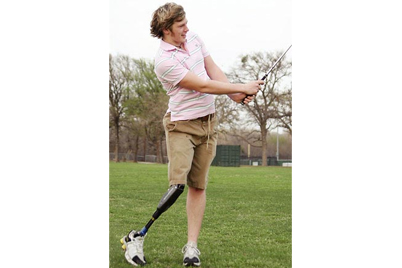 Leg prosthesis with iglidur® bearings by Batchford Products