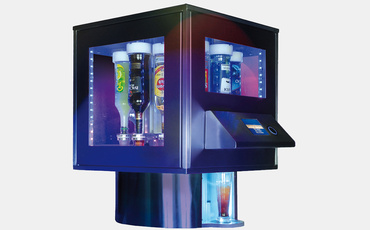 The Qube cocktail mixer