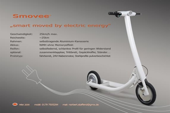 Frame data for the Smovee electric scooter