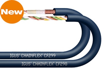 TPE data cables chainflex CF298 and CF299