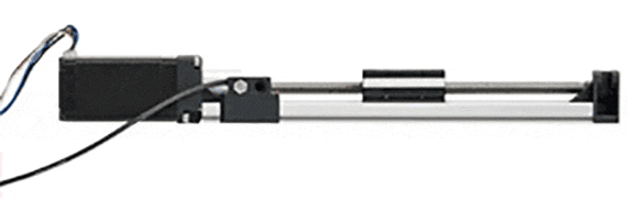 Linear axis with motor