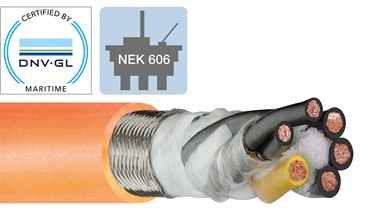 Offshore chainflex cable