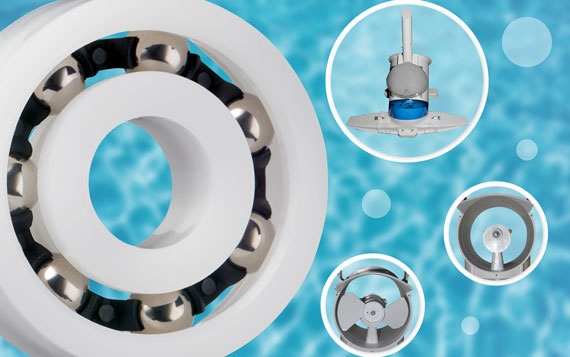 xiros® deep groove ball bearings in pool cleaner