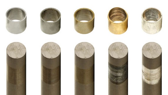 Shaft materials in a comparison test