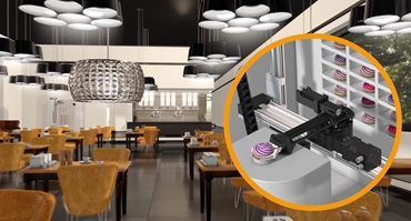 drylin portal used to serve cakes and pastries