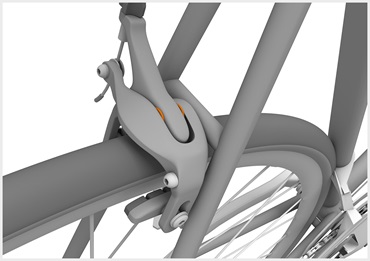 iglidur plain bearing in racing bike brake
