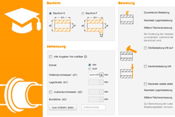 Expert for plain bearings