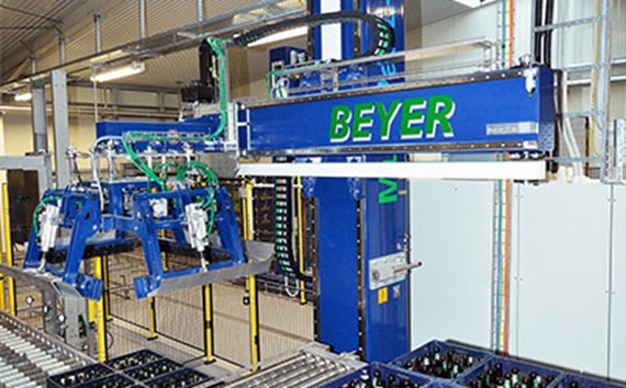 Palletiser from Beyer Maschinenbau
