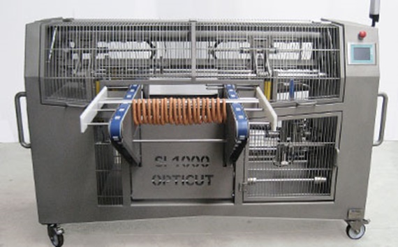 Sausage cutting machine
