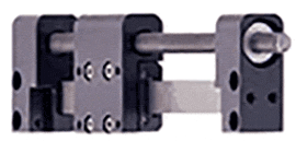 Lubrication-free linear module with lead screw mounted with ball bearings