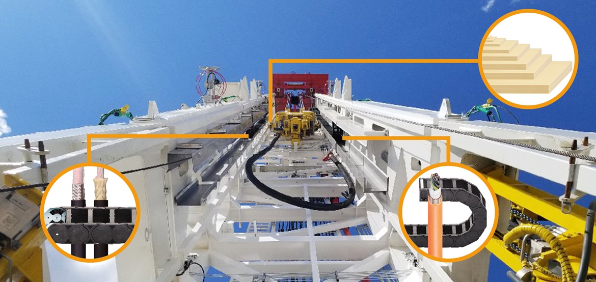 Top drive with igus products