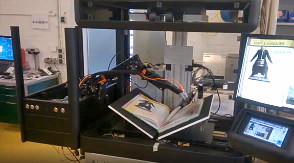 Automated book scanner